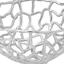 Load image into Gallery viewer, Silver Coral inspired Bowl Large
